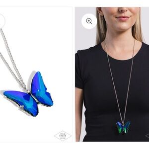 Paparazzi Blue Butterfly Necklace